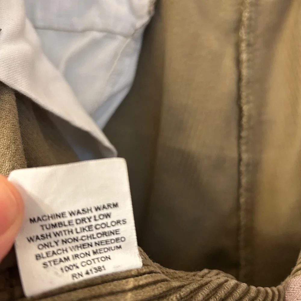 VTG Polo Ralph Lauren Corduroy Pants Mens 33x31 Brown Pleated Made in USA